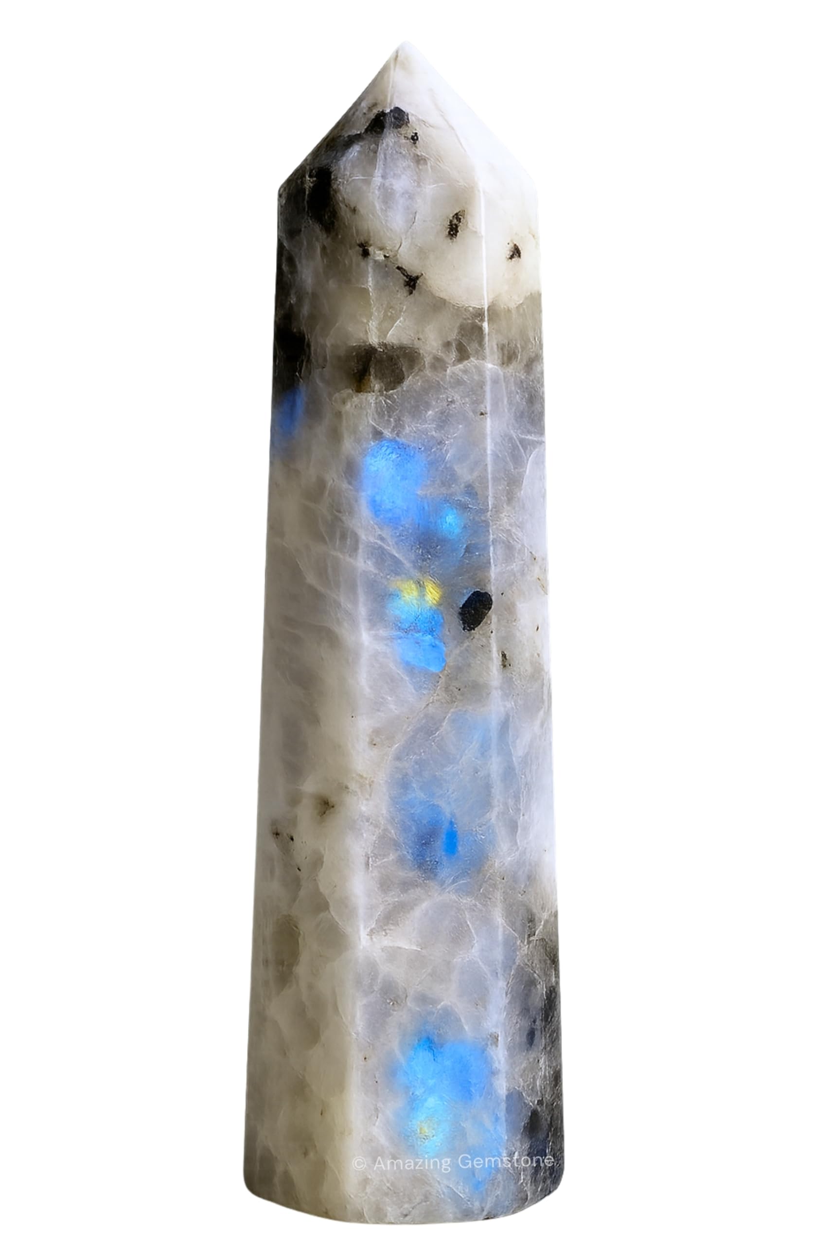Amazon.com: Amazing Gemstone Rainbow Moonstone Crystal Towers